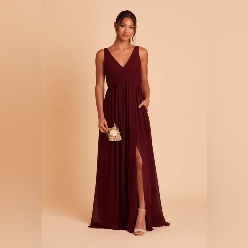 Birdy Grey Laurie Empire Dress in Cabernet